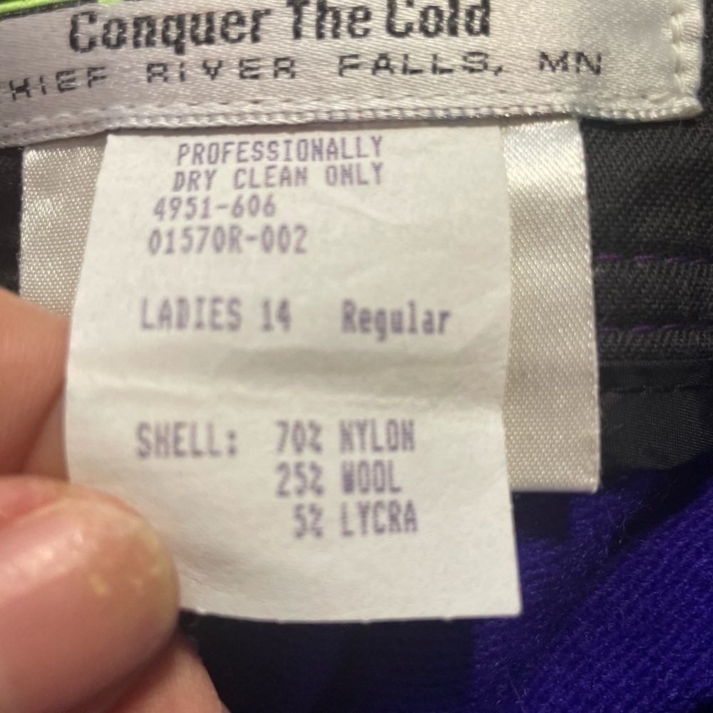 Vibrant Purple Women's Cropped Pants - Picture 15 of 15
